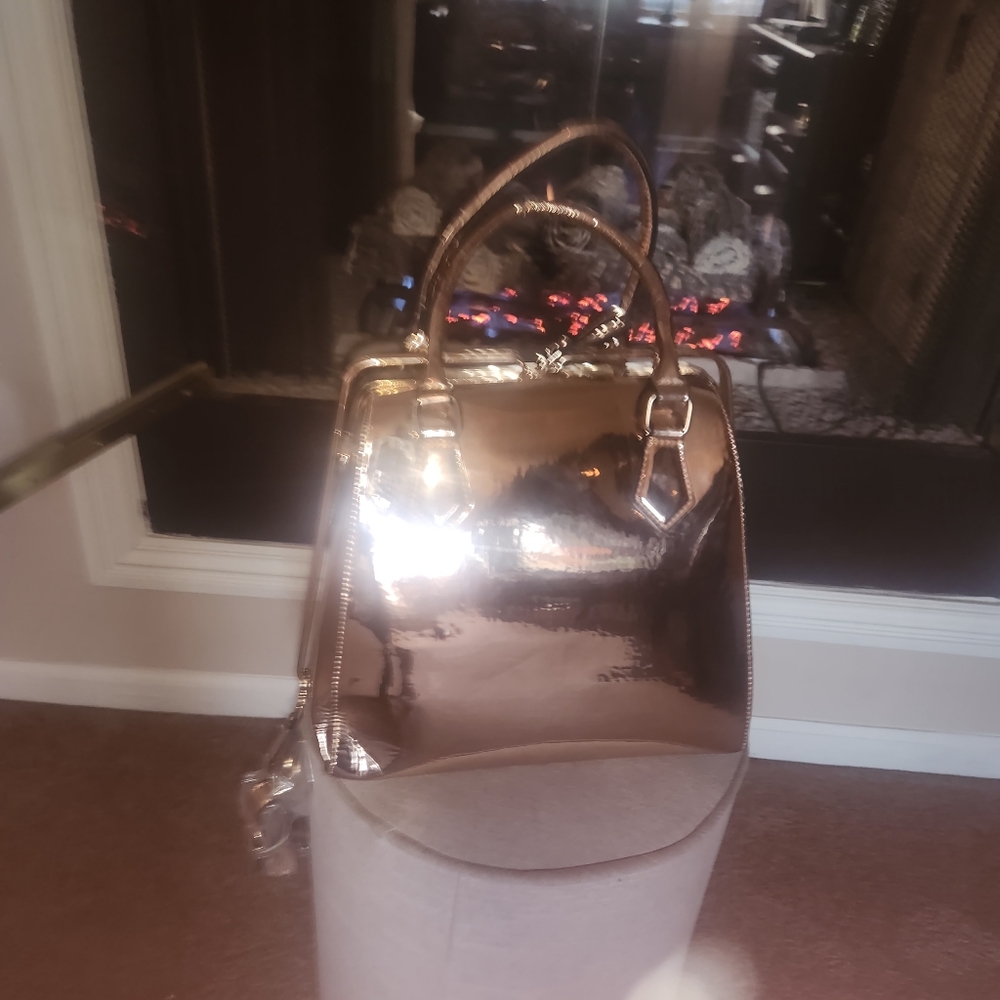 Rose Gold Satchel